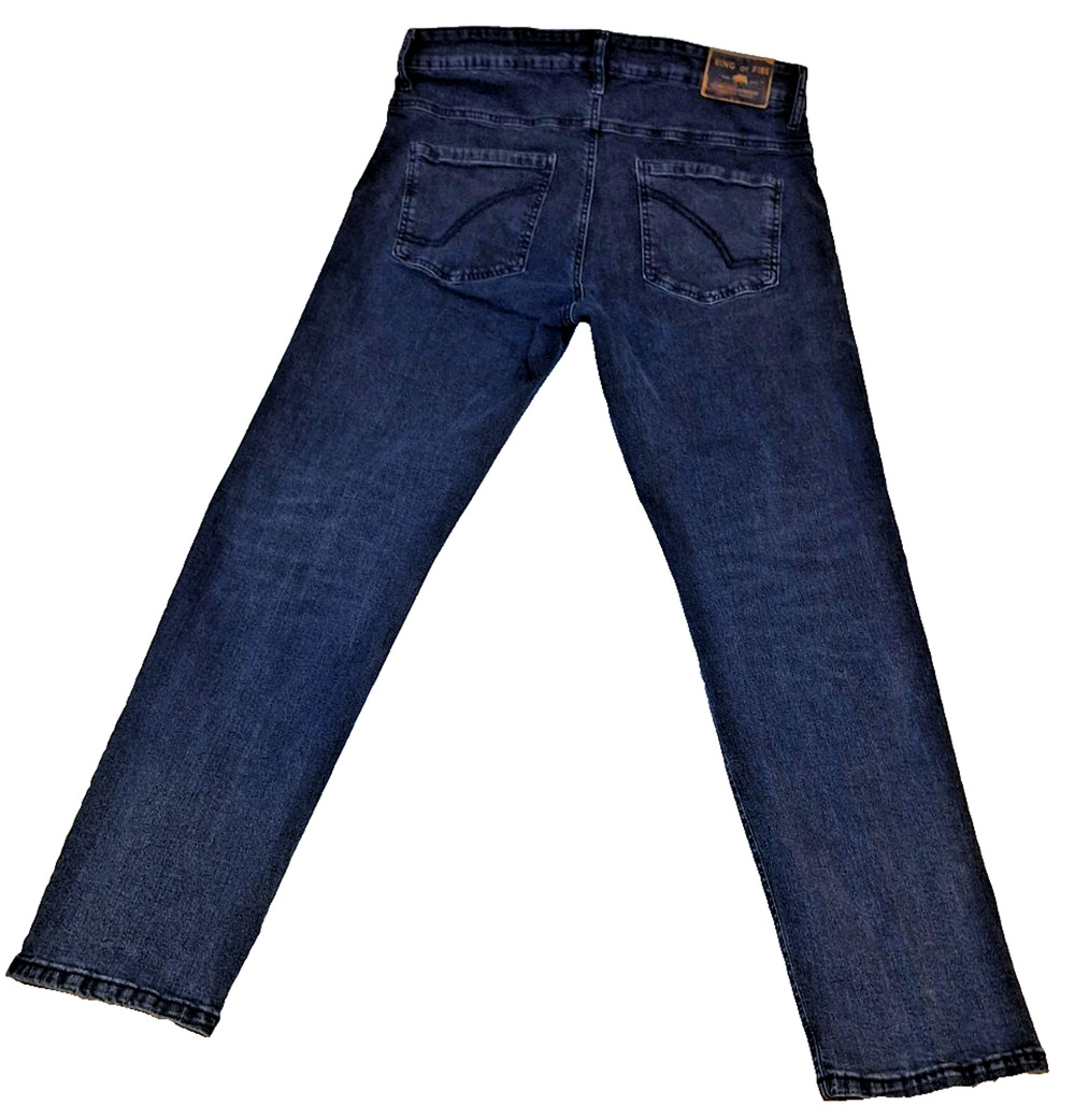 Ring Of Fire Jeans Pants Men's 36x30 Slim Fit Edge Straight Stretch